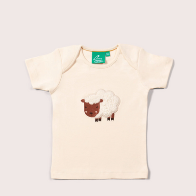 T-shirt enfant mouton blanc