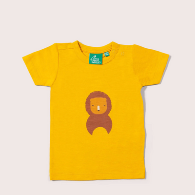 T-shirt enfant lion jaune