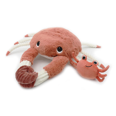 Peluche crabe maman et son bébé