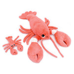Peluche homard maman et son bébé