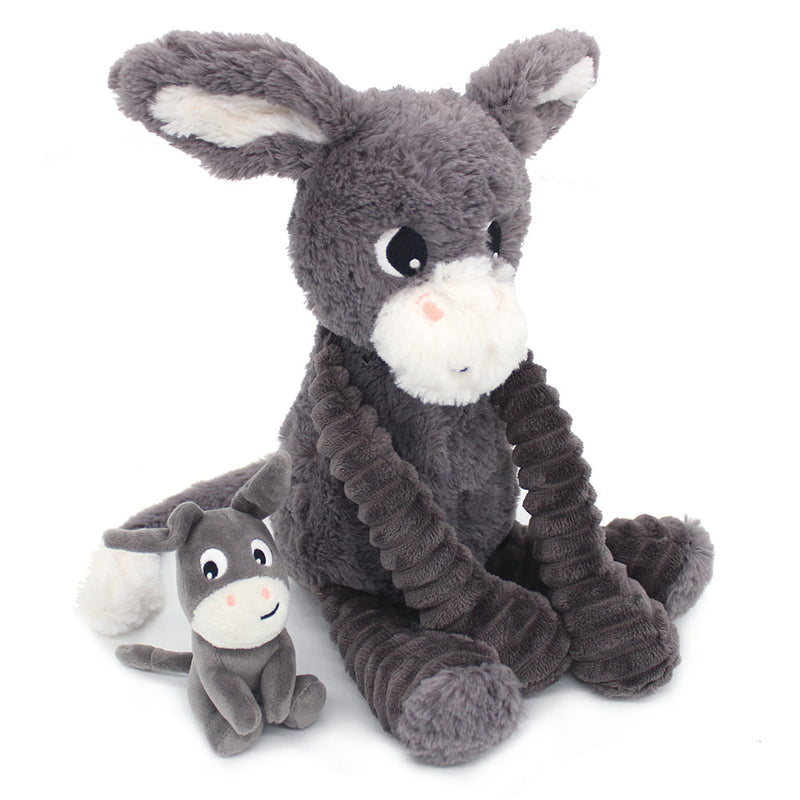 Peluche âne maman et son bébé