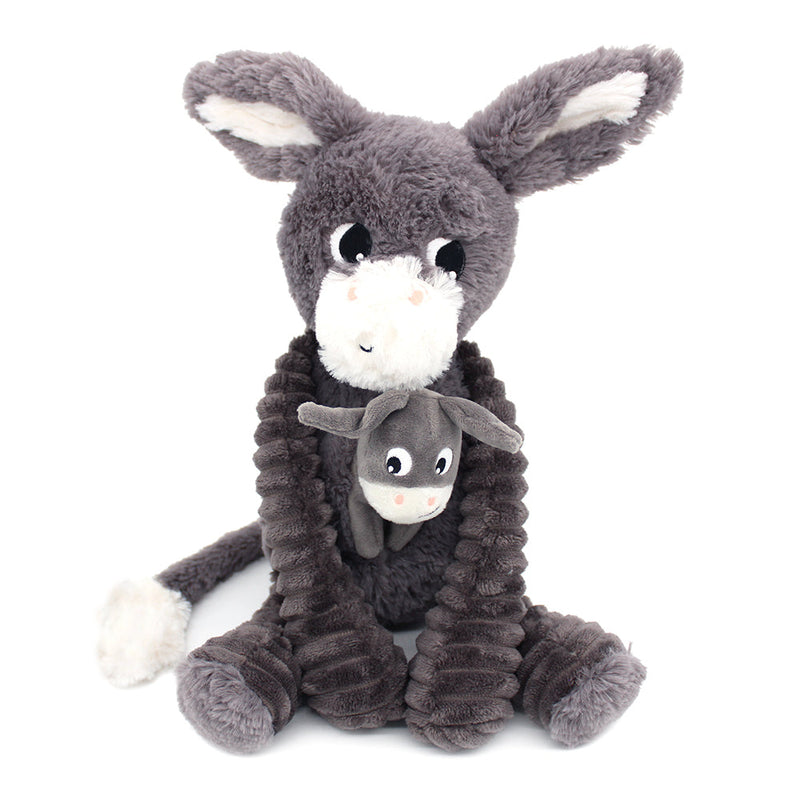 Peluche âne maman et son bébé