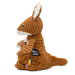 Peluche kangourou maman et son bébé
