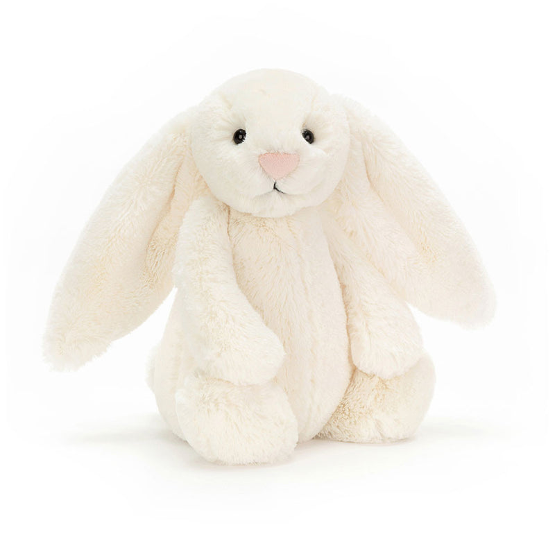 Peluche petit lapin blanc