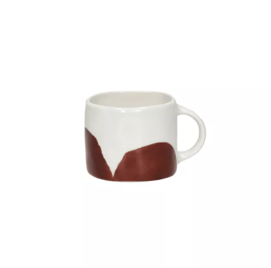 Tasse à café tâches vertes