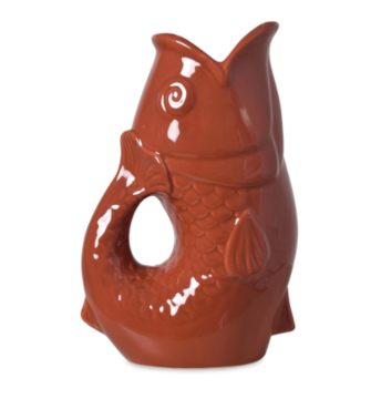 Vase pichet poisson