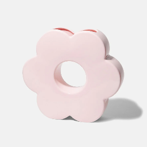 Vase fleur rose