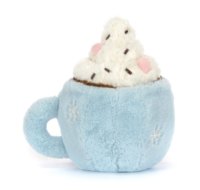 Peluche chocolat chaud