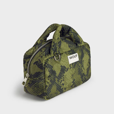 Trousse de toilette cobra verte