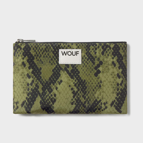 Pochette cobra vert