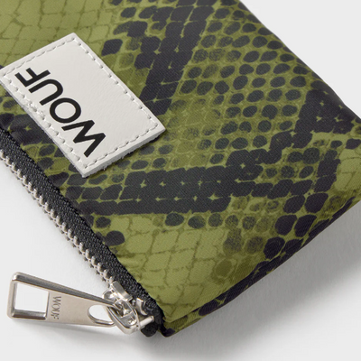 Porte monnaie cobra vert