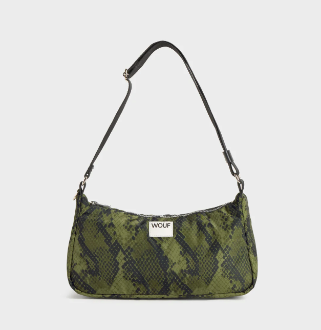 Sac bandoulière cobra vert