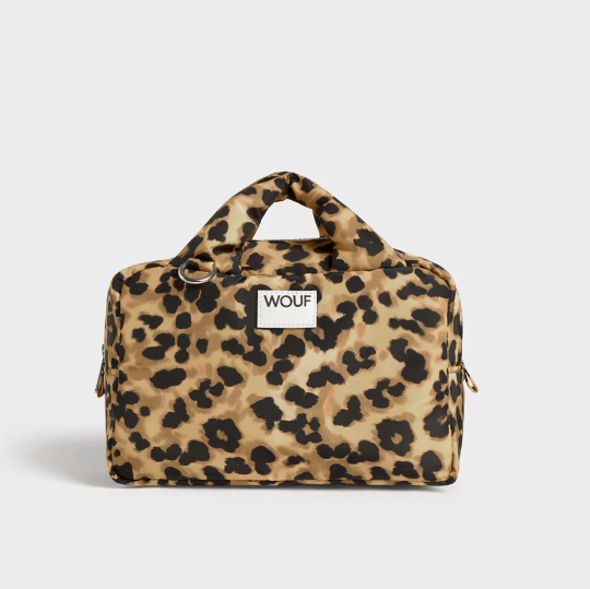 Trousse de toilette léopard