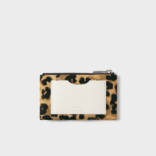 Porte monnaie léopard