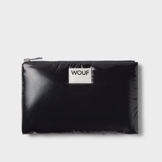 Pochette doudoune noire