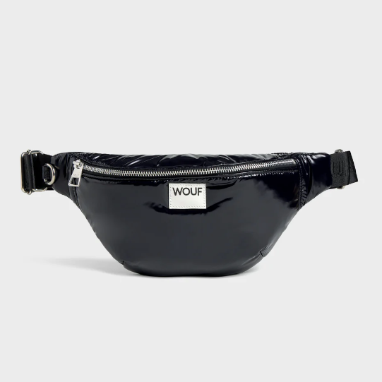 Sac banane doudoune noire