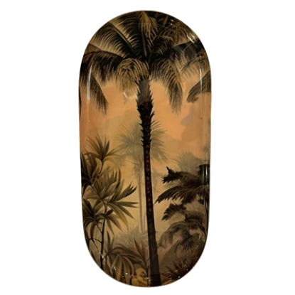 Long plateau palmier