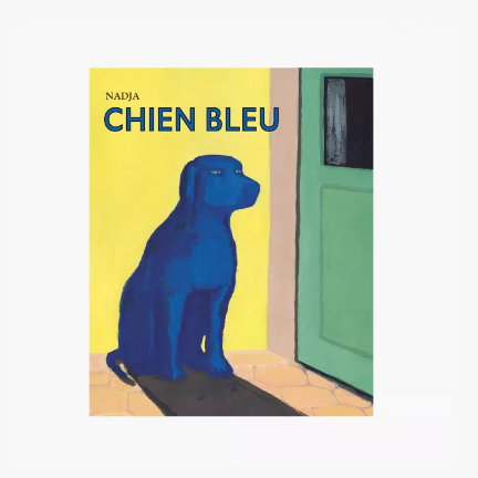 Livre chien bleu