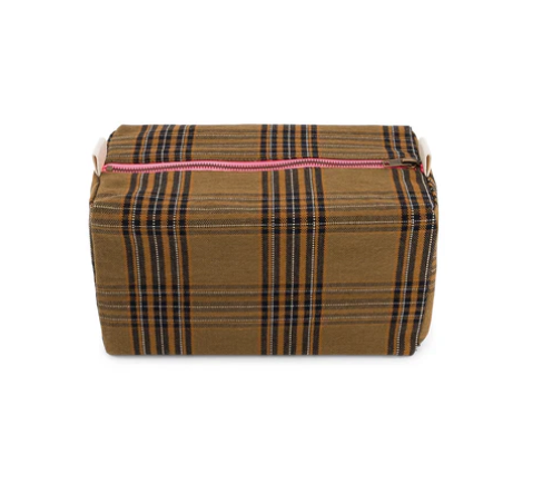 Trousse de toilette tartan