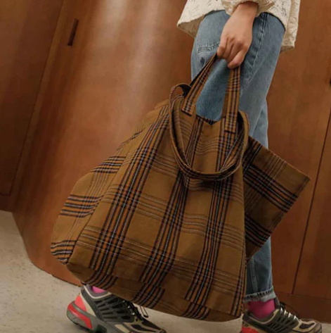 Sac cabas tartan