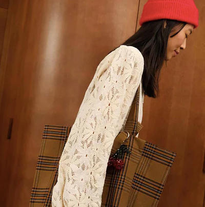 Petit sac cabas tartan