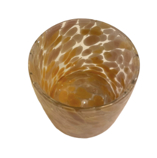 Photophore moucheté rose