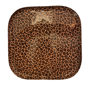 Grand plateau léopard carré