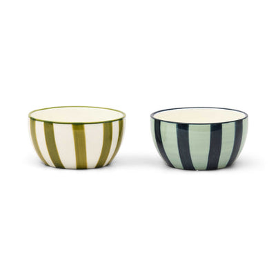 Duo de petits bols rayés