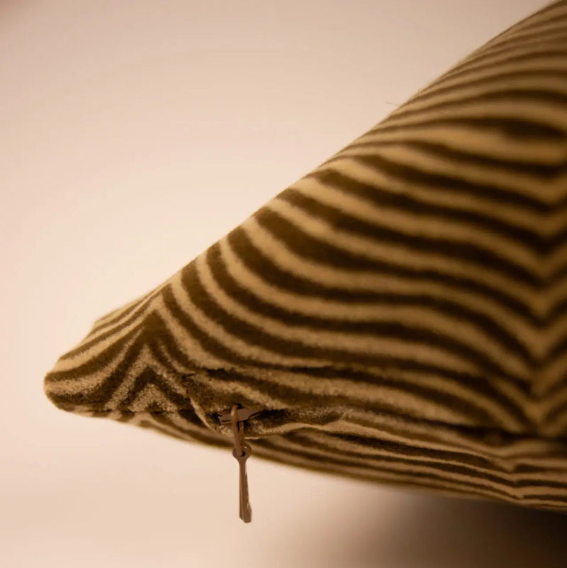 Coussin zèbre en coton