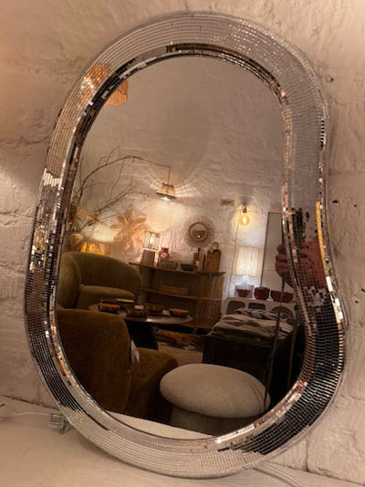 Miroir Disco oval