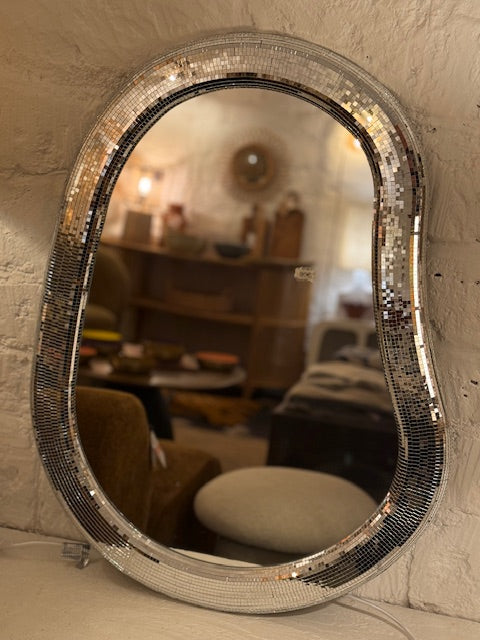 Miroir Disco oval