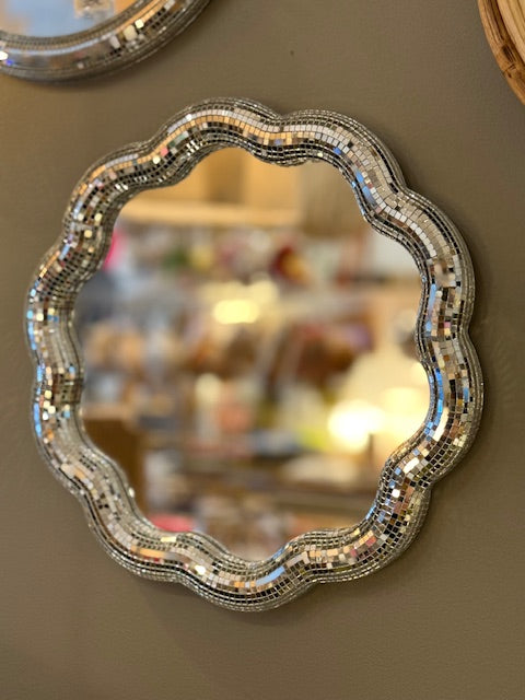 Miroir Disco ondulé