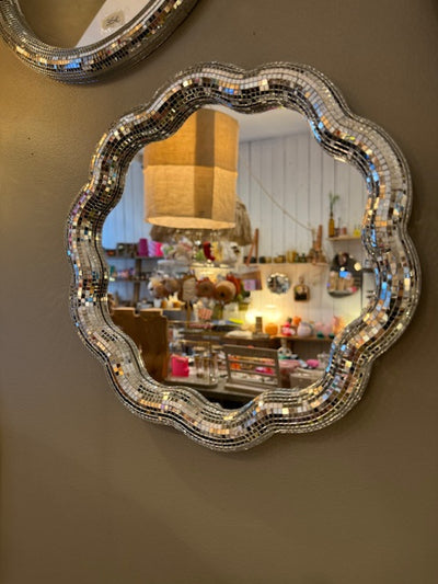 Miroir Disco ondulé