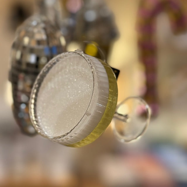 Décoration de Noël coupe de champagne