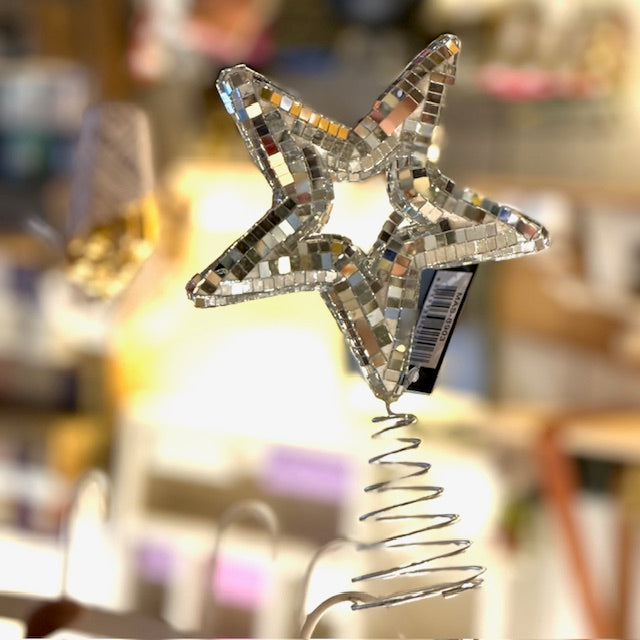 Etoile pour tête de sapin disco