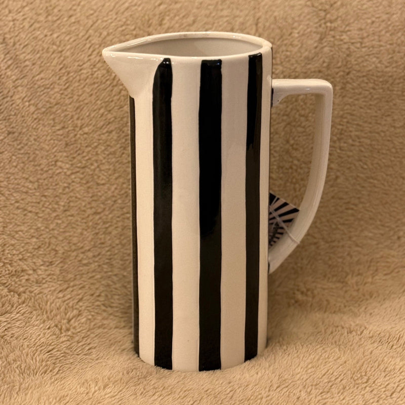 Grande carafe rayée