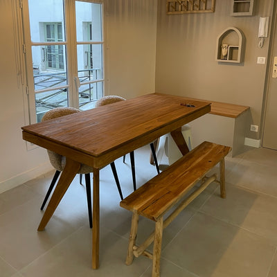 Table à manger en bois