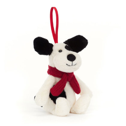 Peluche mini chien de noël