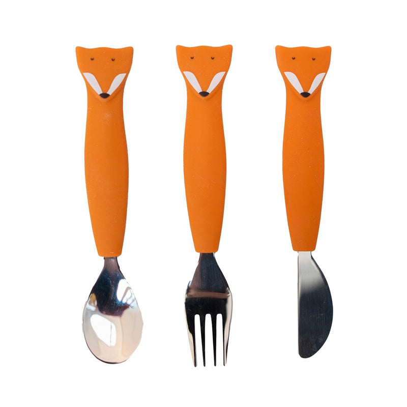 Couverts enfant Renard silicone