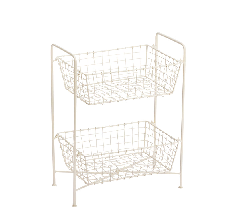 Etagère 2 paniers métal