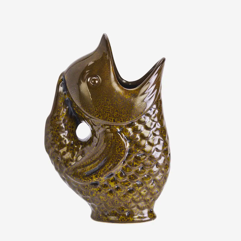 Pichet poisson bronze