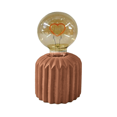 Petite lampe LED ampoule coeur