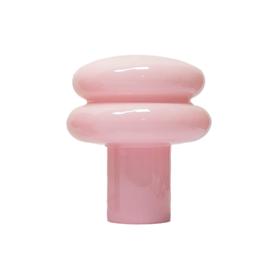 Lampe en verre coloré
