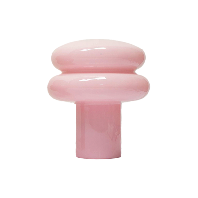 Lampe en verre coloré