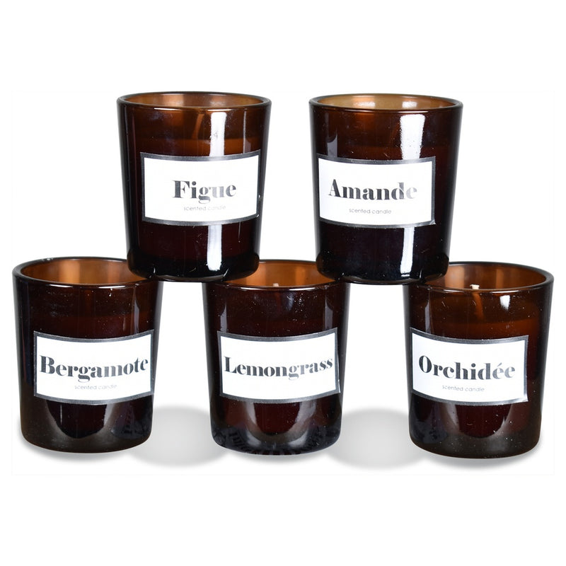 Coffret de 5 bougies Intemporels