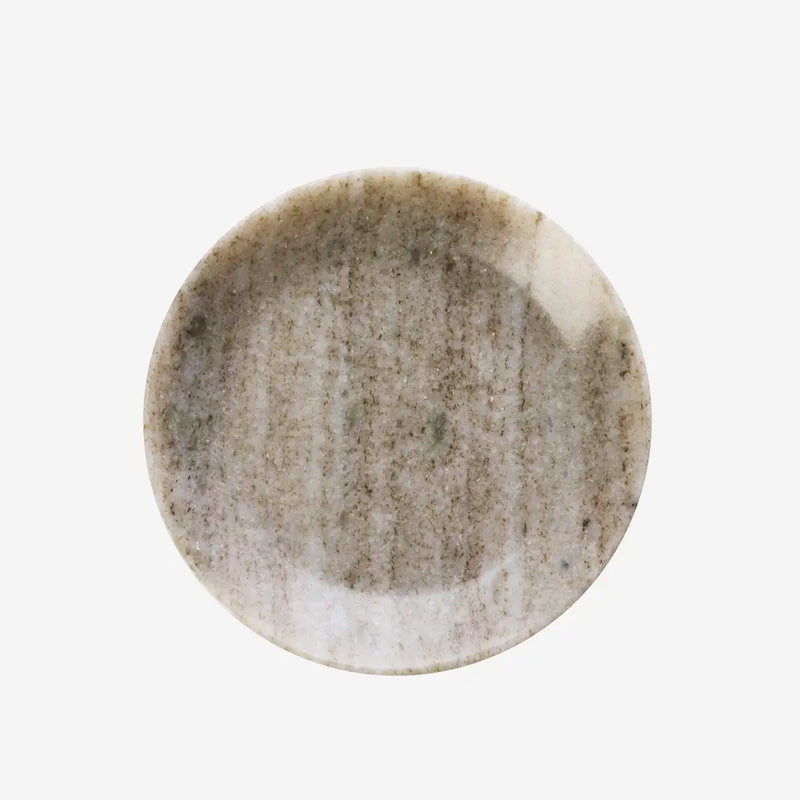 Porte savon marbre beige
