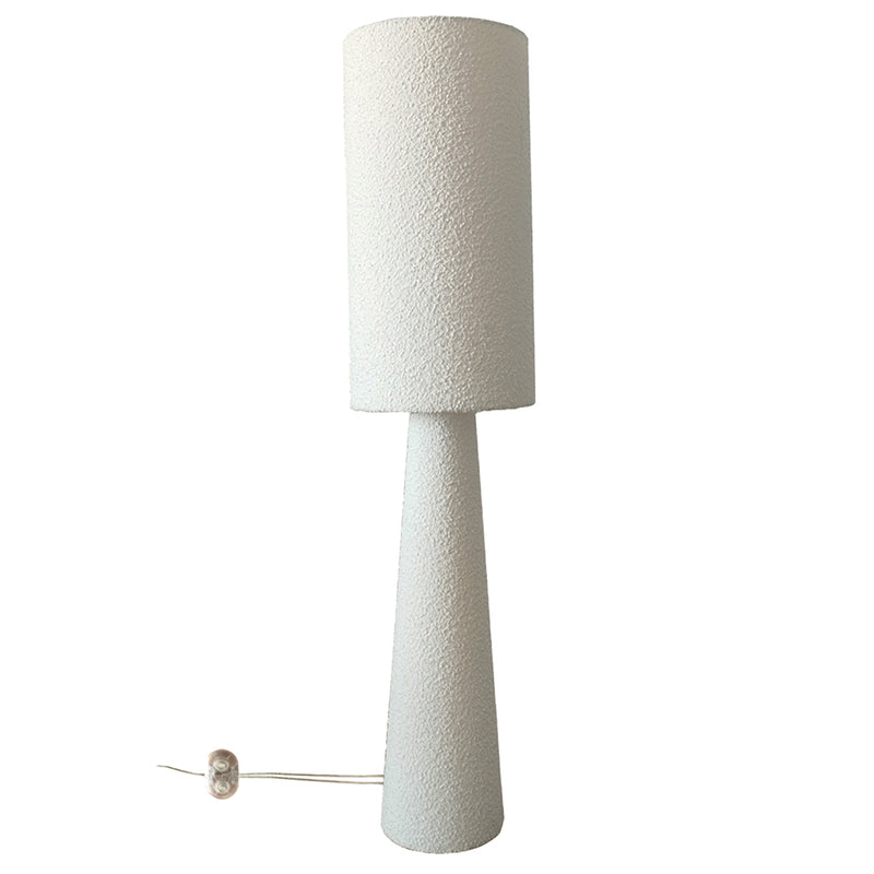 Lampadaire Blanc bouclettes