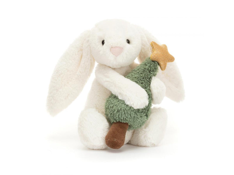 Peluche lapin avec sapin