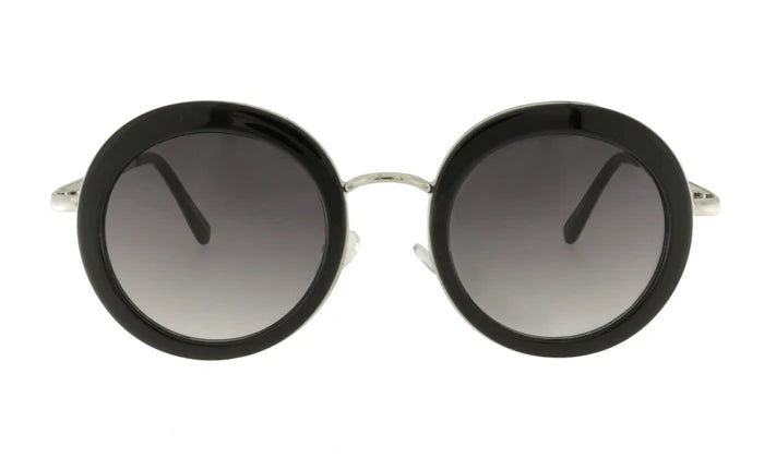 Lunettes de soleil rondes noires