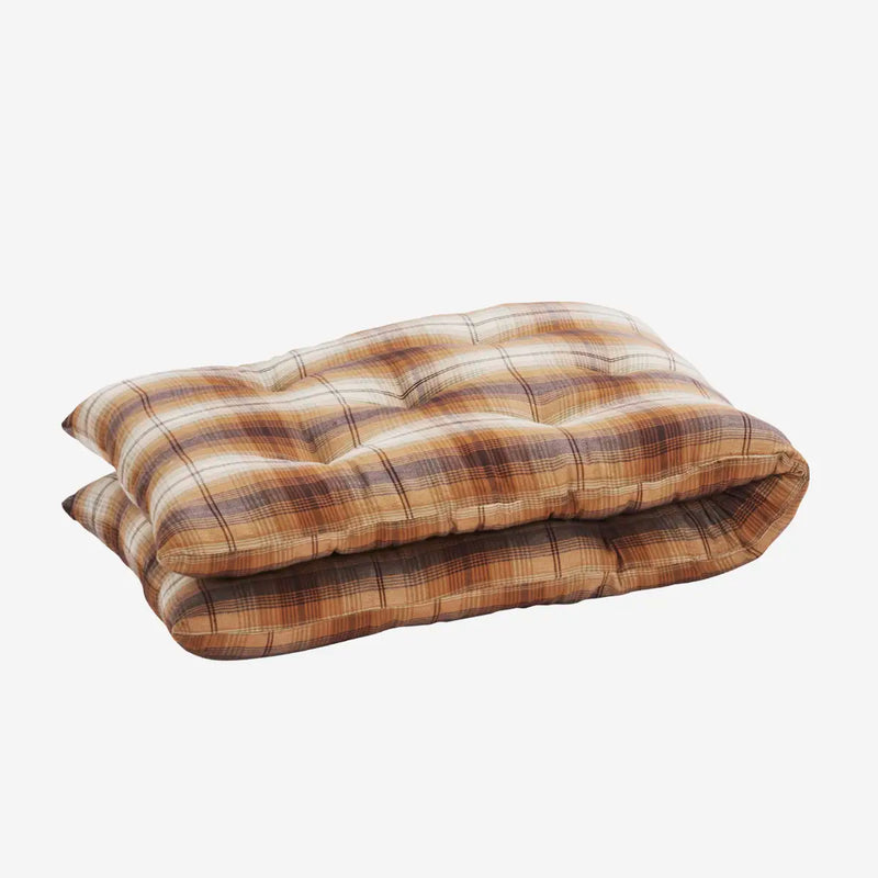 Matelas en coton à carreaux
